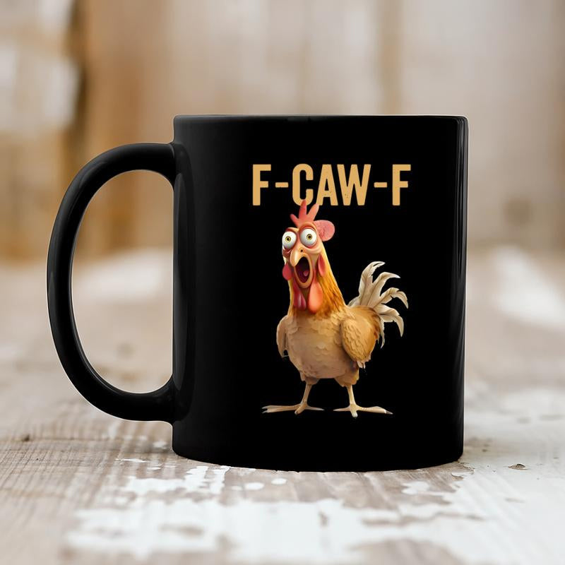 F-Caw-F™ – Lustige Hühner-Tasse 🐔☕